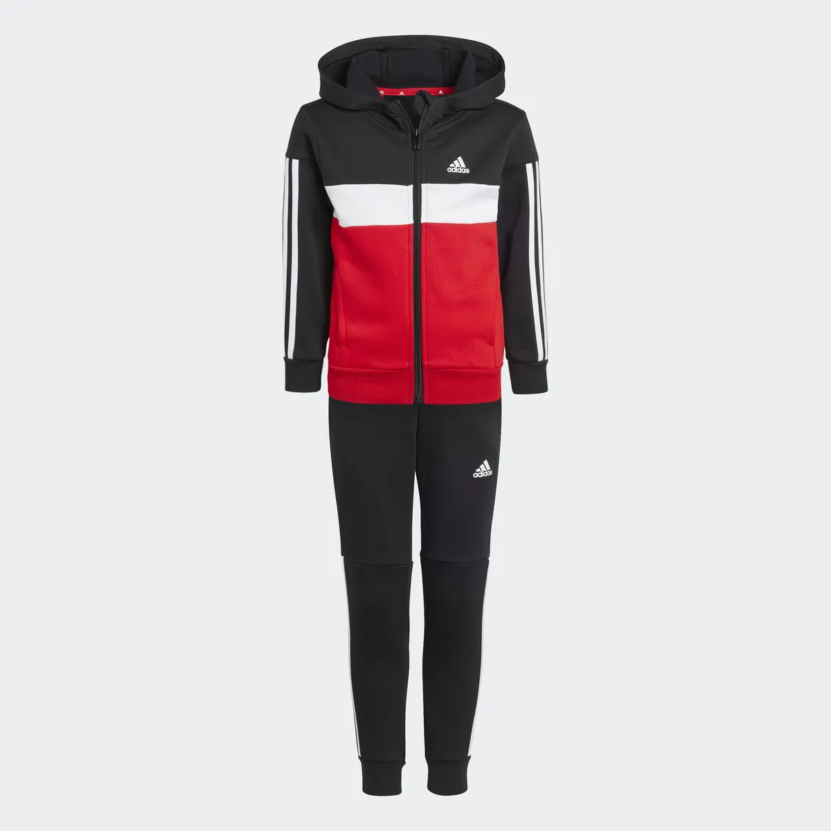 

Спортивный костюм Adidas Sportswear "LK 3S TIB FL TS" (2 шт.), цвет Better Scarlet / White / Black