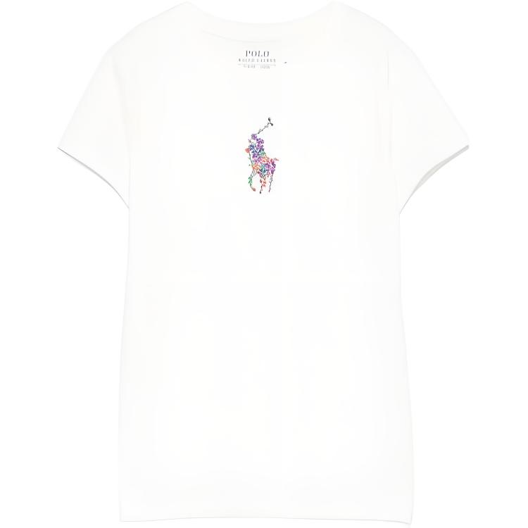 

Polo Ralph Lauren Футболка FW24 белая детская