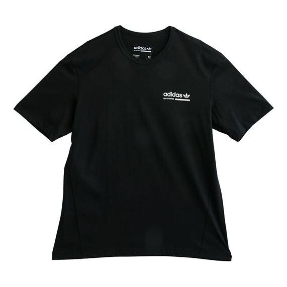 

Футболка originals chest logo round neck short sleeve black Adidas, черный