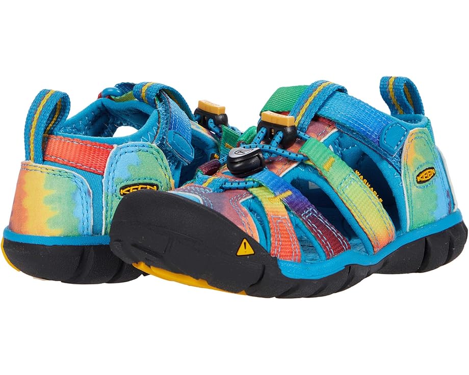 

Сандалии KEEN Kids Seacamp II CNX, цвет Vivid Blue/Original Tie-Dye