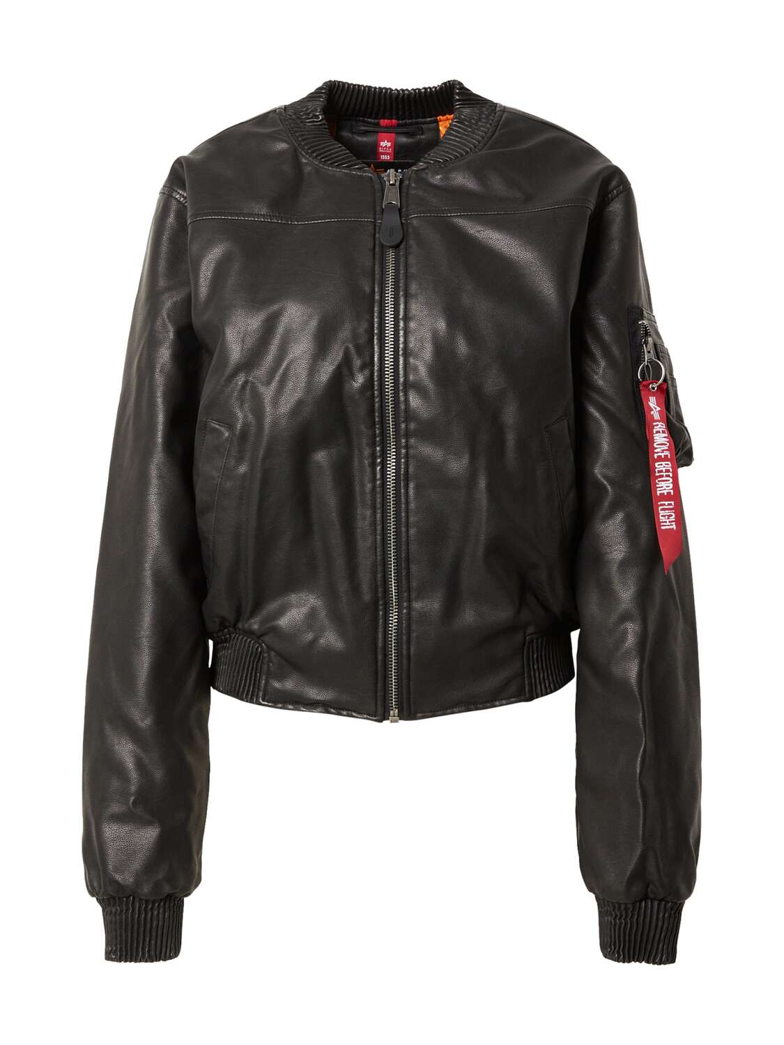 

ALPHA INDUSTRIES Куртка межсезонная 'MA-1 FL' в черном цвете