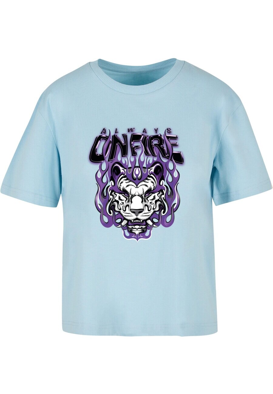 

Футболка Mister Tee Shirt Always On Fire, светло-синий