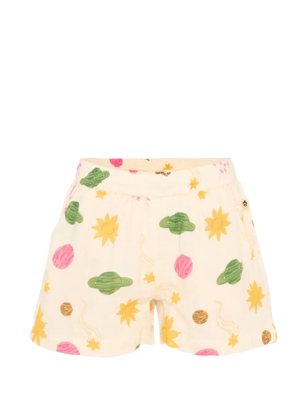 Шорты с космической тематикой Mini Rodini, нейтральный