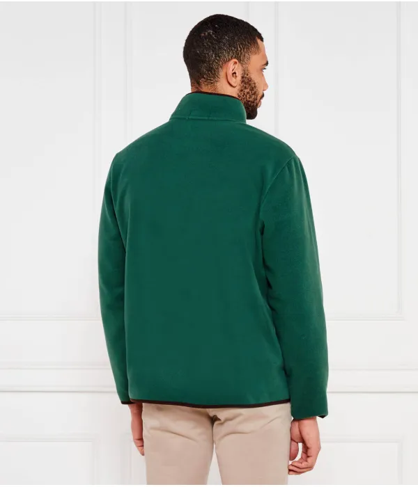 Флисовая толстовка Regular fit Polo Ralph Lauren, зеленый — фото 3