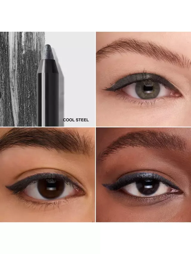 Водостойкая подводка для глаз Кайал (24 часа стойкости) Bobbi Brown, Cool Steel — фото 2