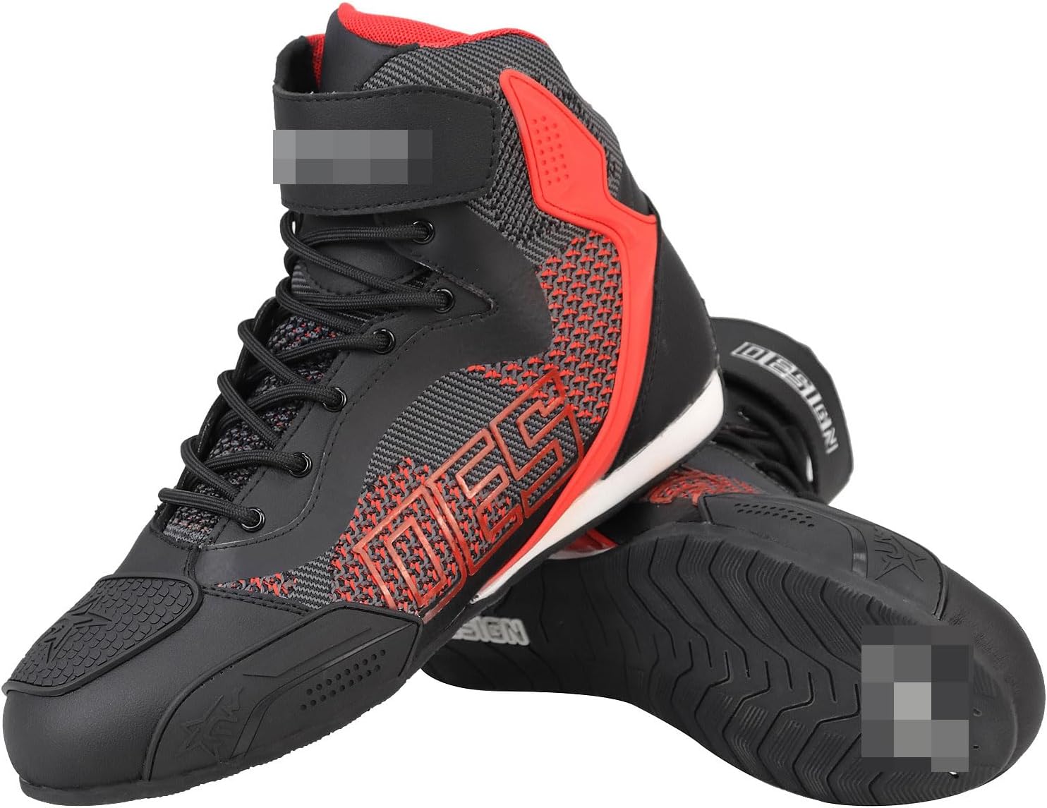 

Мужские мотоботы, летние дышащие мотоботы для езды на мотоцикле, кроссовки для мотоцикла, туринговые ботинки до щиколотки Gauua, красный