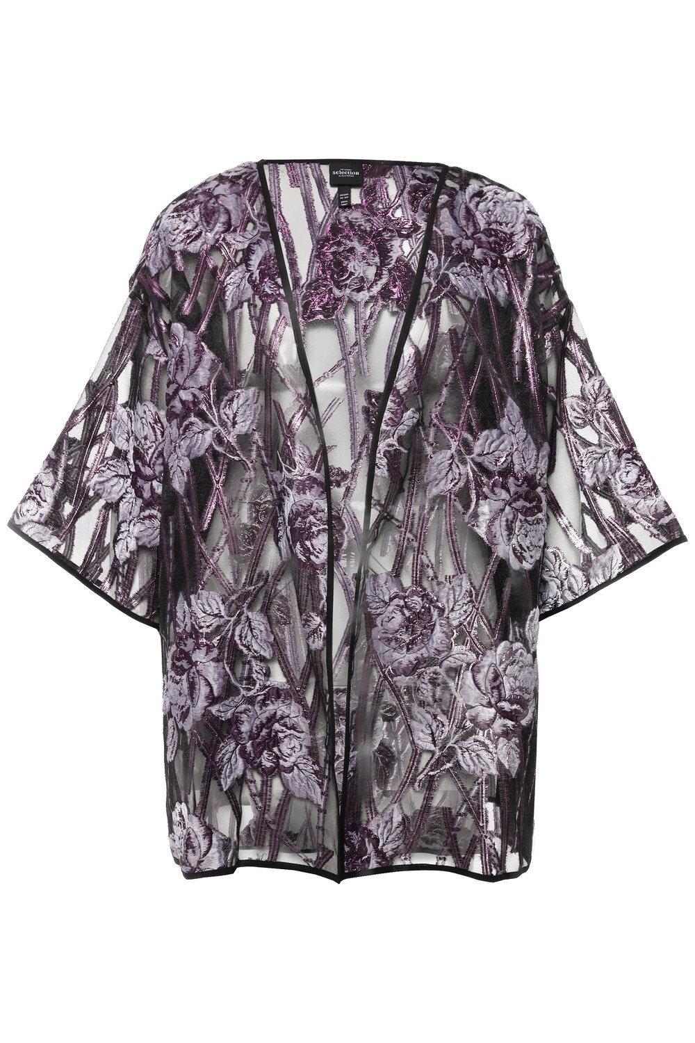 

Толстовка Ulla Popken Jacke, цвет dunkler flieder