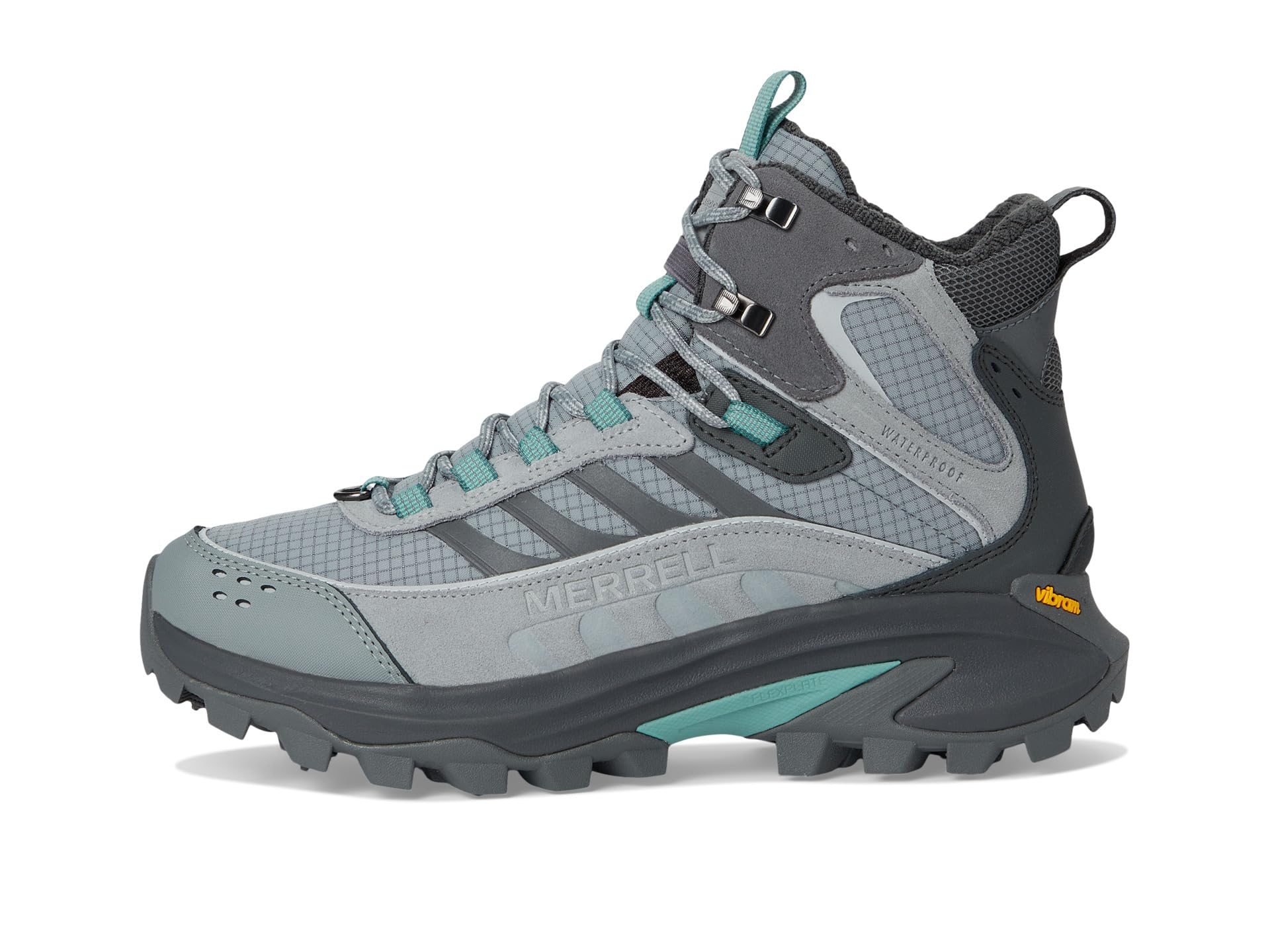 Ботинки женские Merrell Moab Speed 2 Thermo Mid спортивные водонепроницаемые, серо-голубой — фото 4