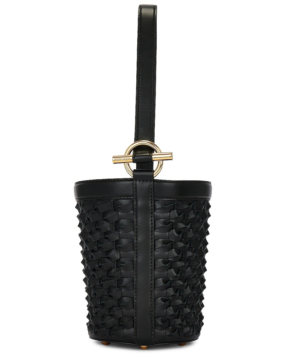 

Сумка Bottega Veneta Small JJ Sliding Bucket, цвет Dark Green & Muse Brass