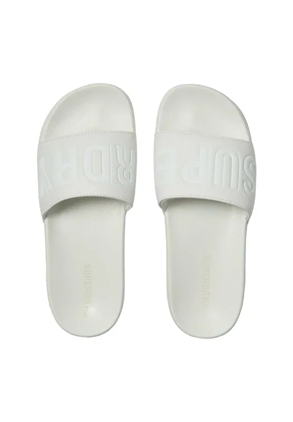 Сланцы Superdry code core pool sliders, Superdry & Co, оптический белый — фото 3