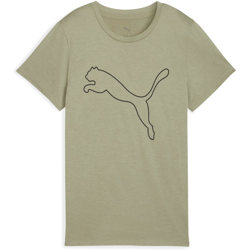 

Футболка с логотипом Tad Essential Heather Puma, цвет lux army heather