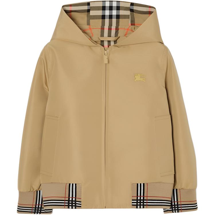 

Куртка FW25 для детей Burberry, sandy бежевый