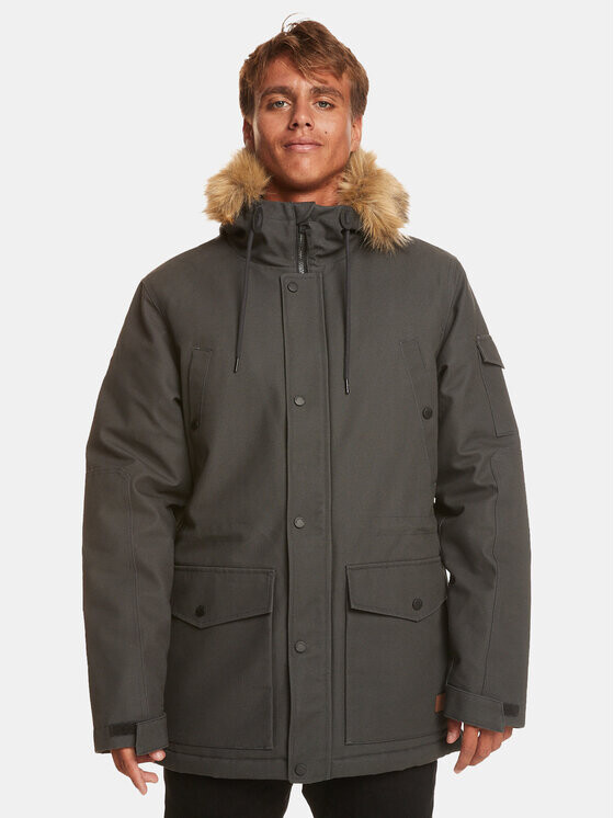 

Зимняя куртка стандартного кроя Quiksilver, серый