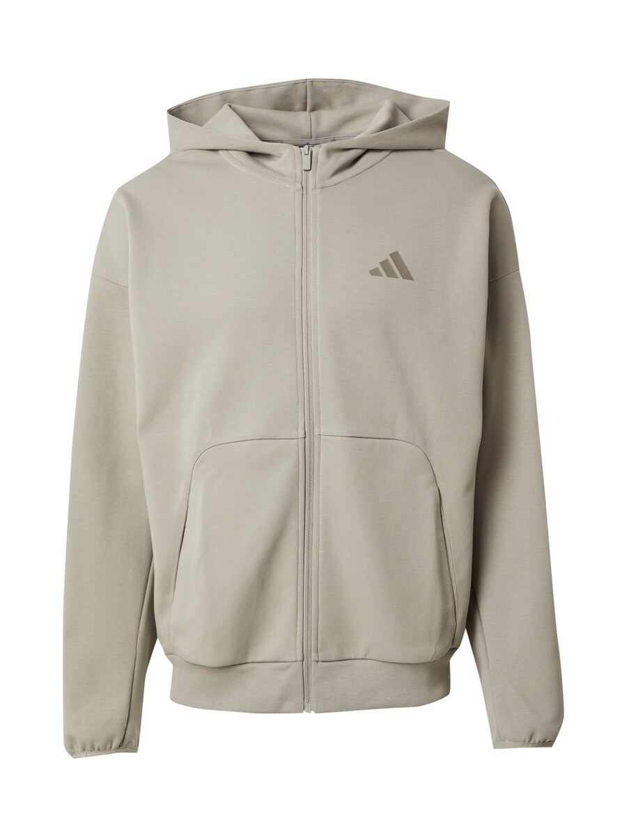 

Спортивная толстовка с капюшоном на молнии ADIDAS SPORTSWEAR, бежевый
