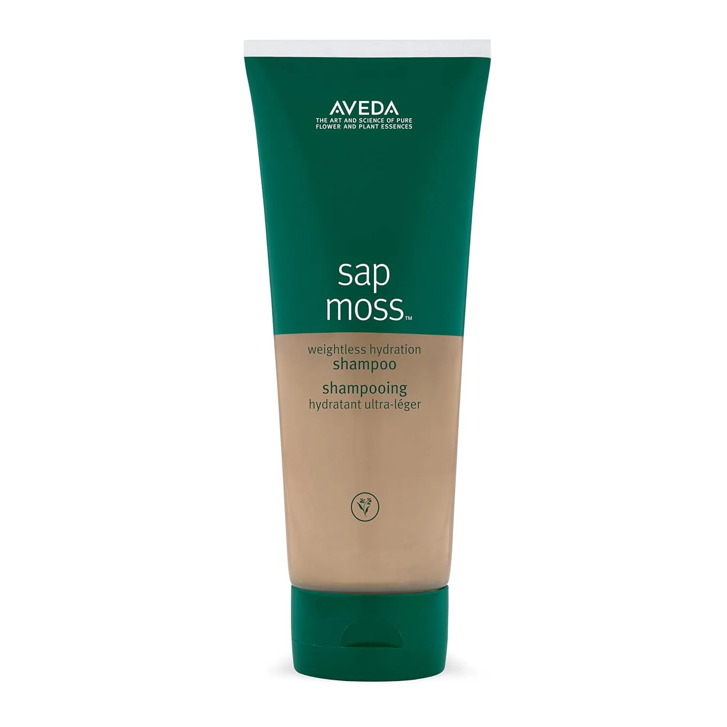 Шампунь Aveda Sap Moss Weightless Hydration для нормальных и сухих волос, невесомое увлажнение, без силиконов, аромат жасмина, олибанума и кипариса, 94% натуральных ингредиентов, 200 мл