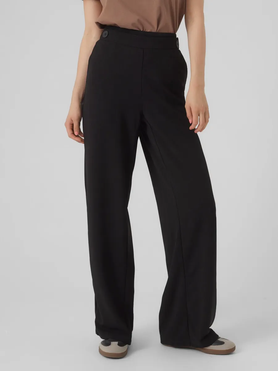 

Костюмные брюки Vero Moda "VMLIVA HR WIDE PANT NOOS", черный