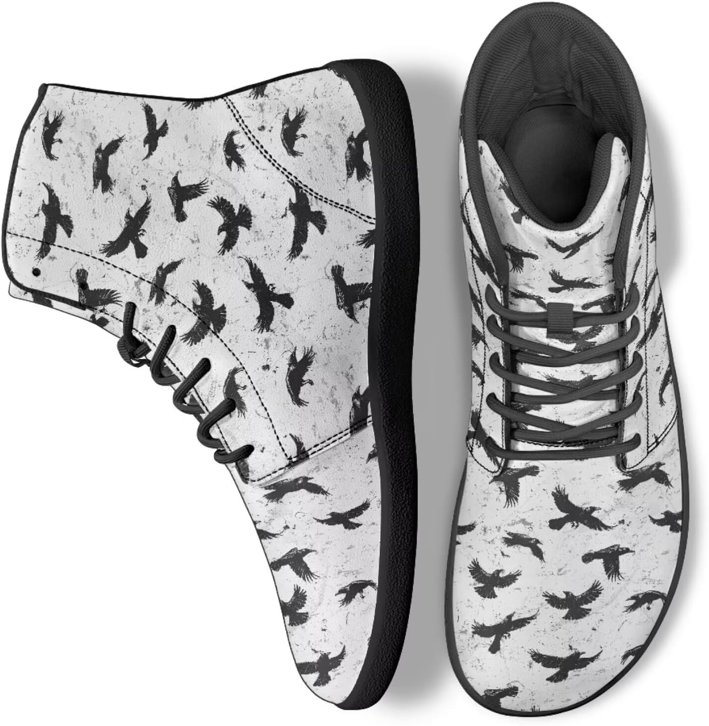 

Кроссовки Binienty с широкой колодкой, модные, женские и мужские, высокие, минималистичные, для босой ноги, легкие, для бега, Crow