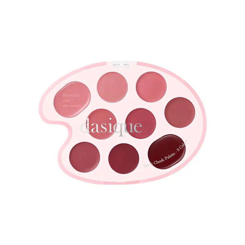 

Многофункциональный цветовой круг для губ и щек, крем увлажняет, легко растушевывается, осветляет тон кожи, 6г Dasique, #04 розовый garden