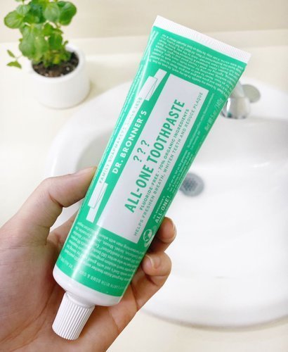 Dr Bronner's, органическая зубная паста с ароматом мяты, 140 г/105 мл Dr. Bronner's — фото 2