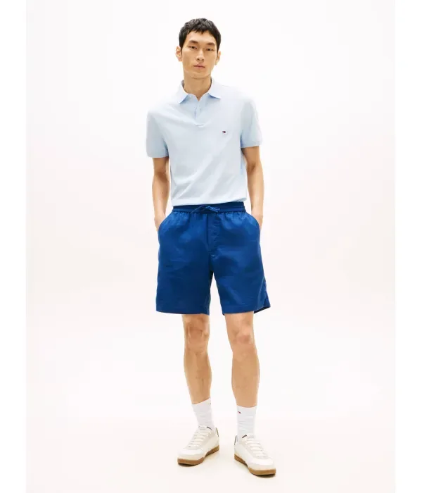 Льняные шорты DOVER regular fit Tommy Hilfiger, темно-синий — фото 2