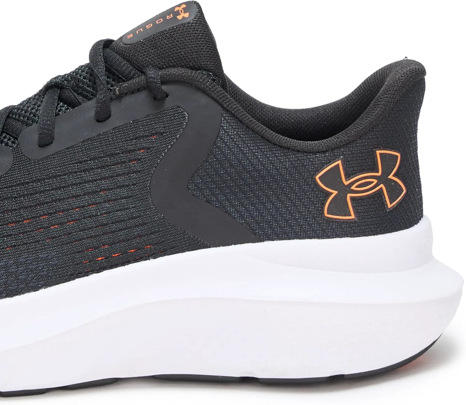 Мужские кроссовки Under Armour Charged Rogue 5, черный/оранжевый — фото 4
