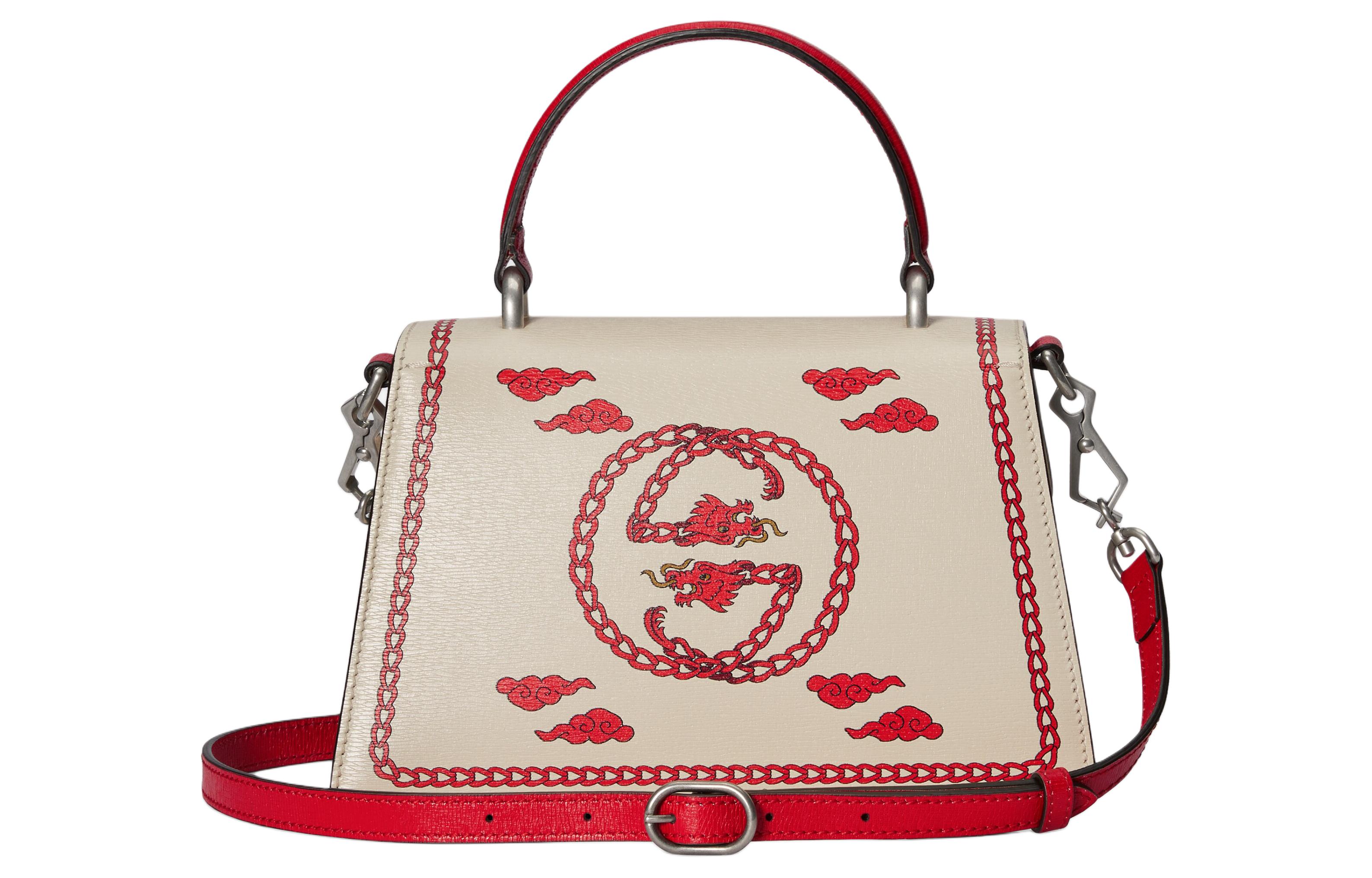Женская кожаная сумка Gucci Dionysus кросс-боди, цвет слоновой кости — фото 4