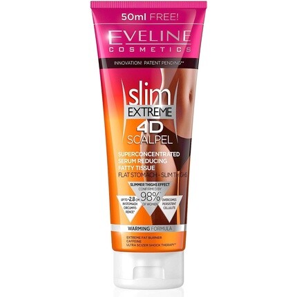 

Slim Extreme 4D Scalpel Концентрированный крем для похудения 250мл, Eveline Cosmetics
