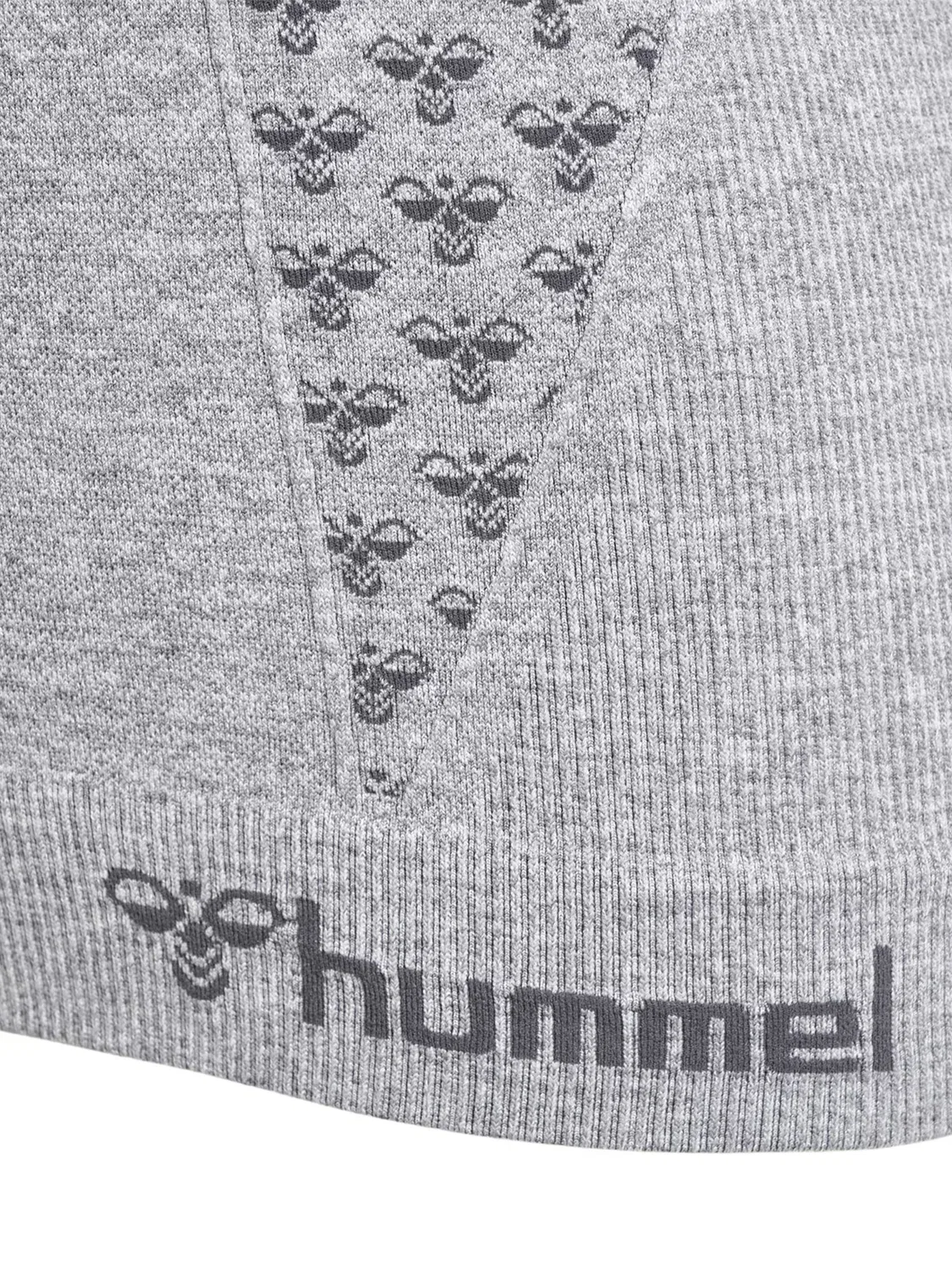 Спортивный топ Hummel, Anthracite/Mottled Grey — фото 4
