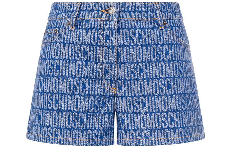 

Джинсовые шорты женские голубые MOSCHINO
