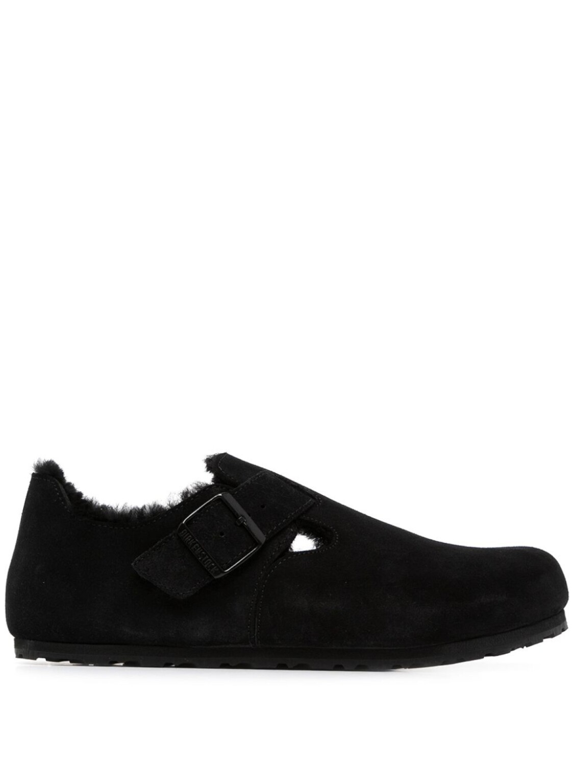 

Birkenstock слиперы London с мехом, черный