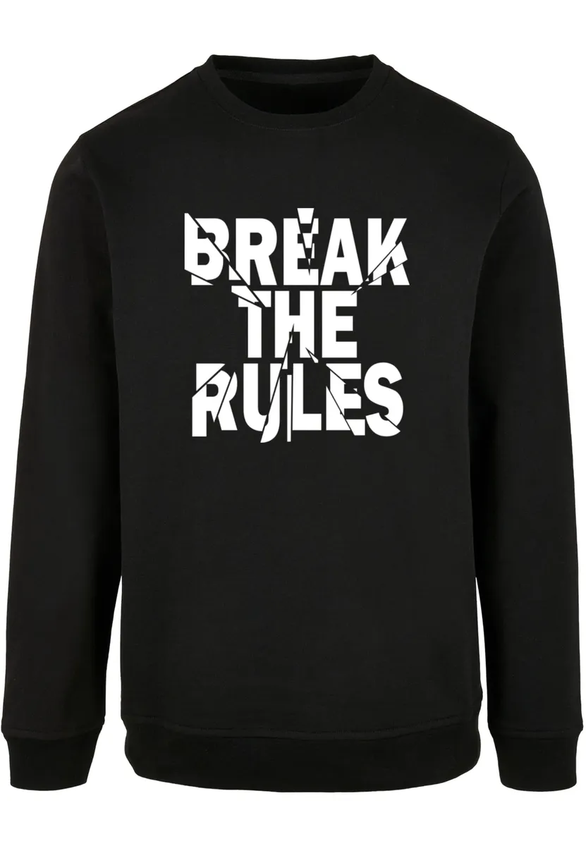 

Свитер с круглым вырезом Merchcode " Merchcode Men's Break The Rules 2 Basic Crewneck", черный