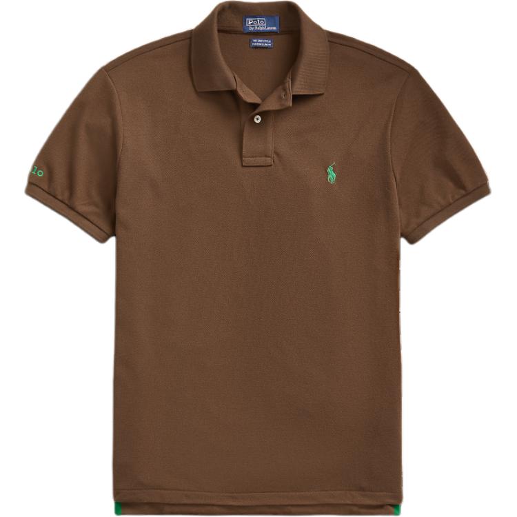 

Футболка поло мужская коричневая Polo Ralph Lauren