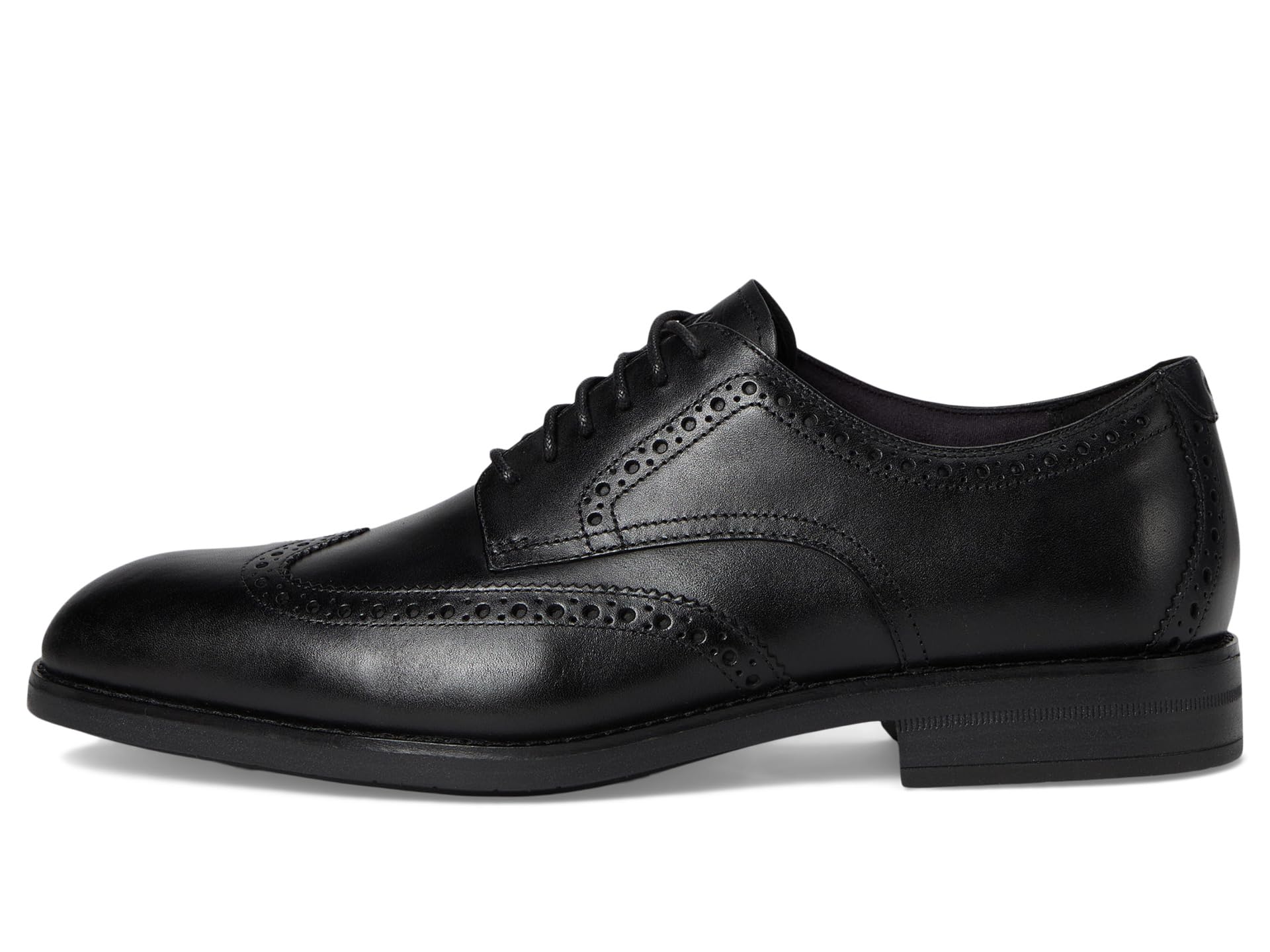 Оксфорды Cole Haan Harmon Grand Wingtip Oxfords, цвет Black Waterproof/Black/Black — фото 4