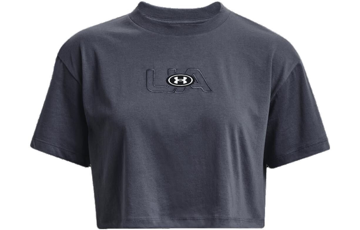 

Укороченный топ женский Downpour Gray Under Armour