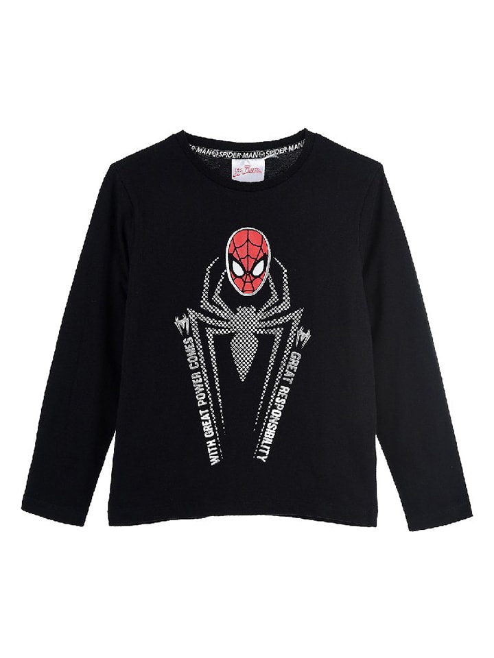 

Рубашка с длинным рукавом Spiderman, черный