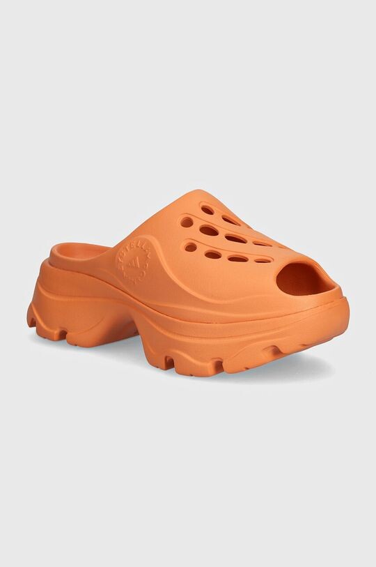 

Засоренные шлепанцы adidas by Stella McCartney, оранжевый