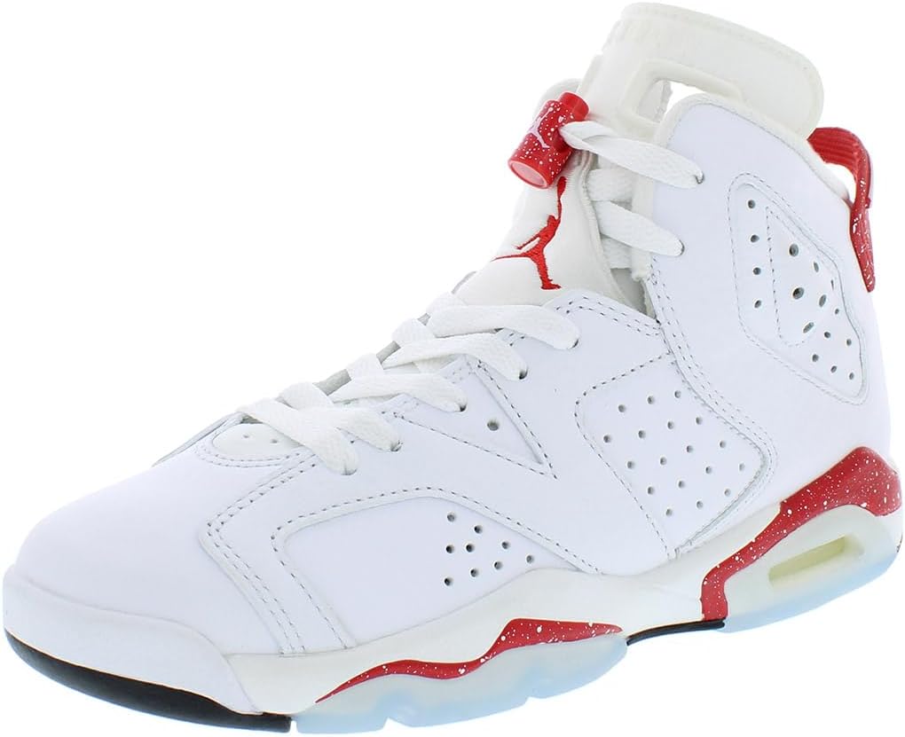 

Кроссовки Jordan Girl's Air VI Retro Low (для старших детей), белый/черный/красный