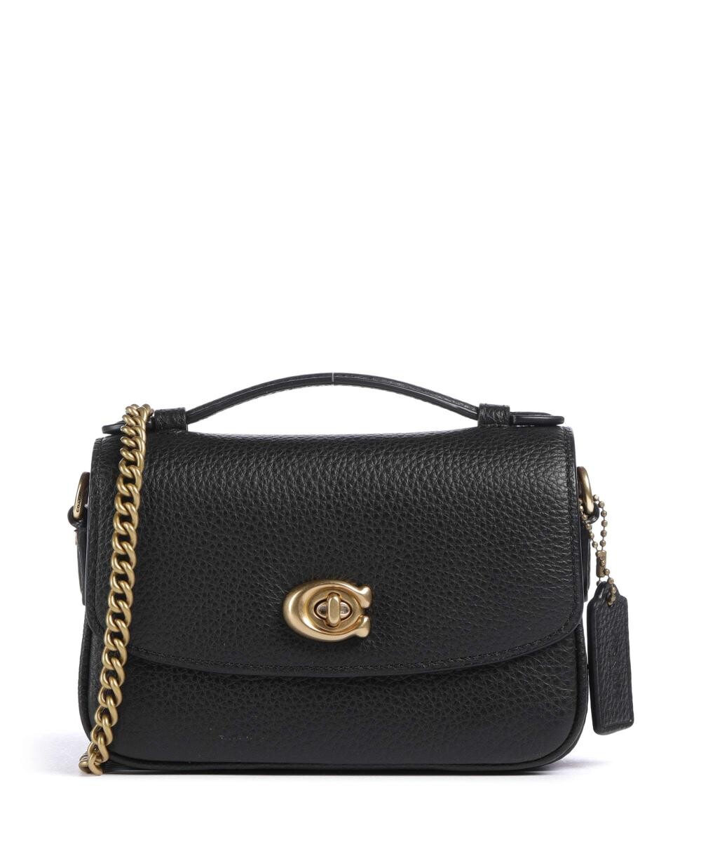 

Сумка через плечо cassie 17 из зерненой коровьей кожи Coach, черный
