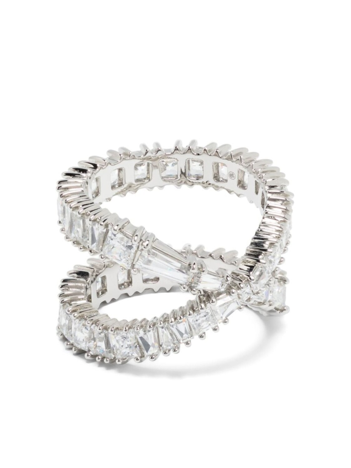 

Кольцо Hyperbola с цирконами Swarovski, серебряный