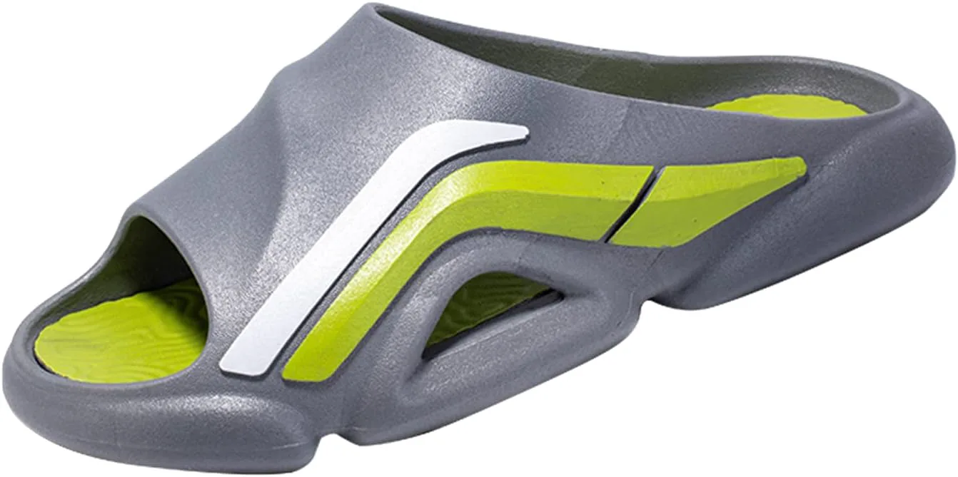 

Мужские модные дышащие повседневные тапочки Быстросохнущие сандалии Летние мужские пляжные обувь с противоскользящей подошвой JOSKAA, серый