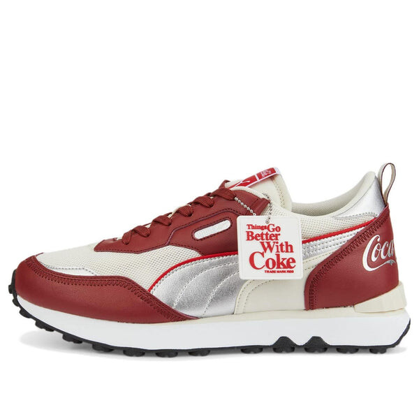 

Кроссовки coca-cola x rider fv 'intense red silver' Puma, красный