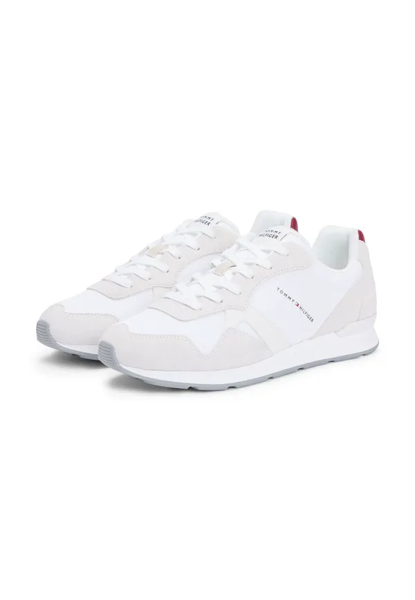 Кроссовки из рипстопа с комбинированной текстурой шипов Tommy Hilfiger, White — фото 2