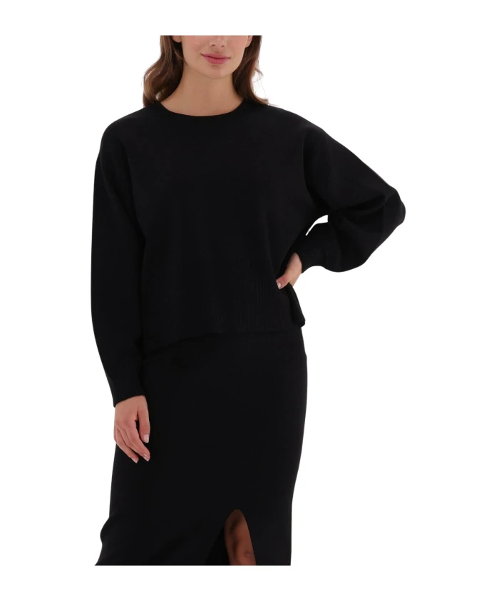 

Короткий черный пуловер Gestuz, черный