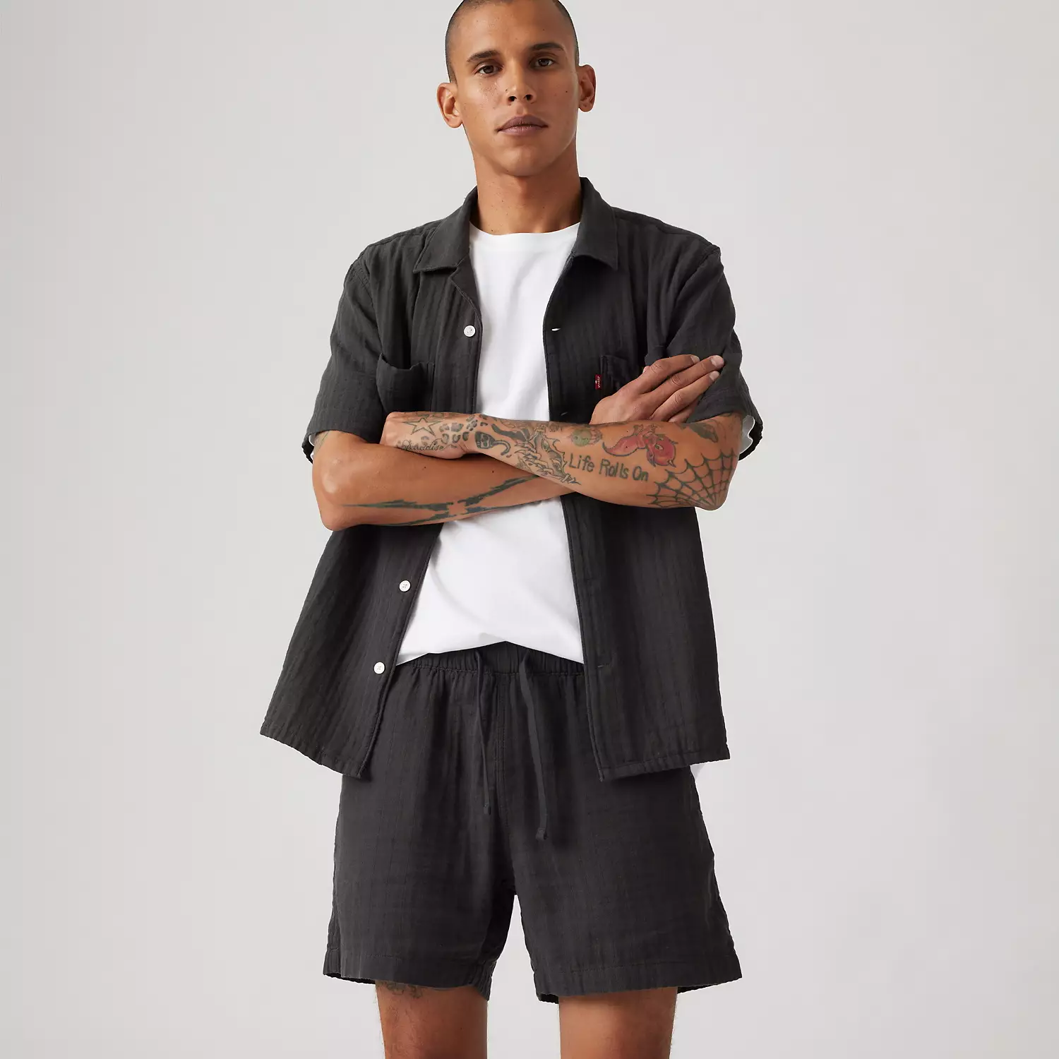 

Рубашка для похода стандартного кроя Levi's, цвет Pirate Black - Black