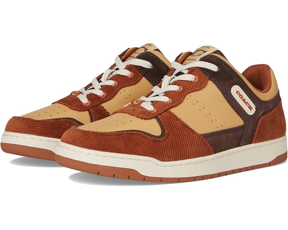 

Кроссовки COACH C201 Corduroy Sneaker, цвет Honey Brown/Tan