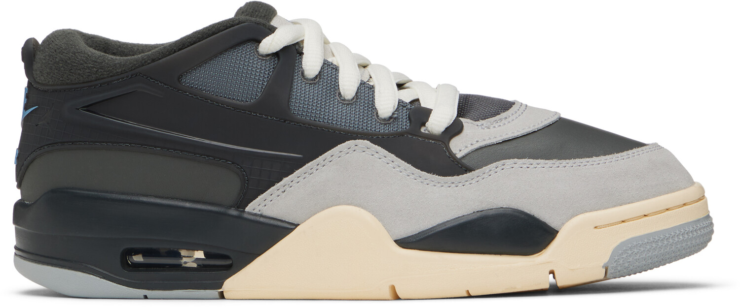 

Большие детские черные и серые кроссовки Air Jordan 4 RM Nike Jordan