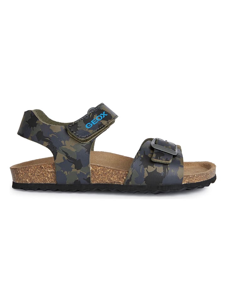 

Сандалии Ghita Geox, цвет khaki/dunkelblau