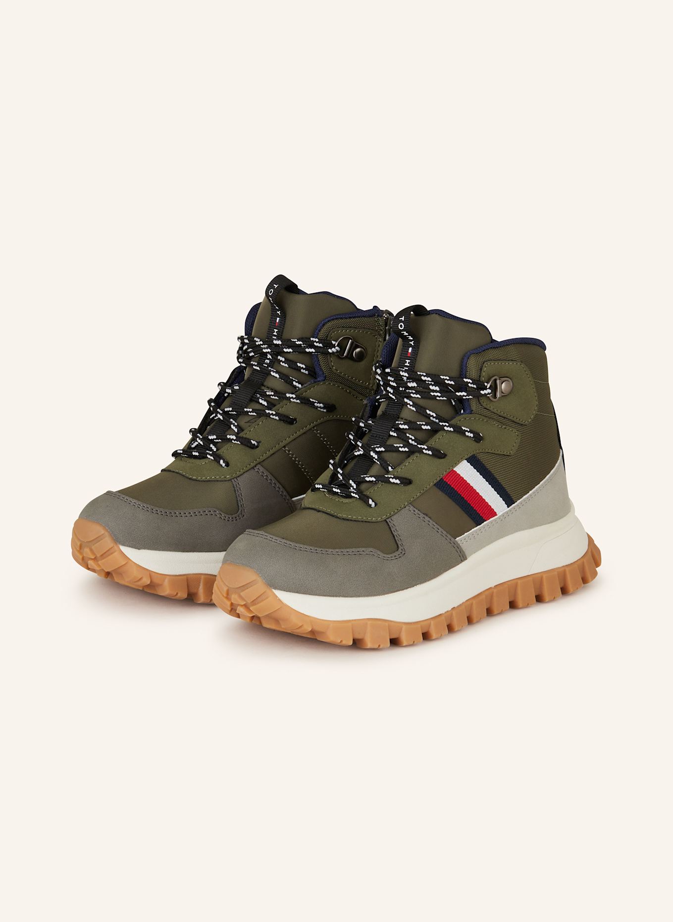 

Ботинки на шнуровке Tommy Hilfiger, зеленый