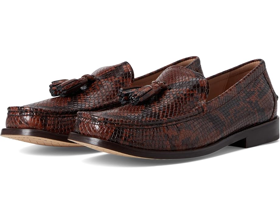 Лоферы Cole Haan Lana Lux Tassel Loafers, цвет Dark Cuoio Snake Print Leather