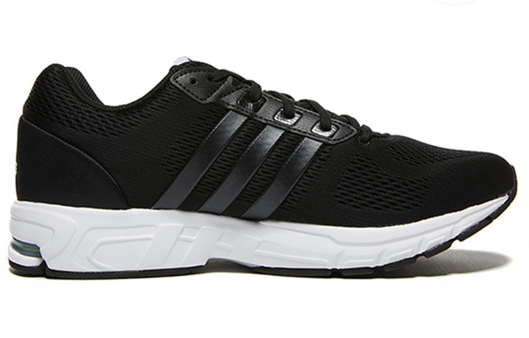 Adidas Спортивные черные низкие кроссовки 10 легкие дышащие — фото 2